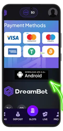 Stortingsmethoden bij DreamBet Casino