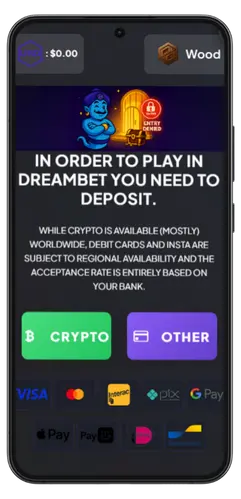 Stortingsmethoden bij DreamBet Casino