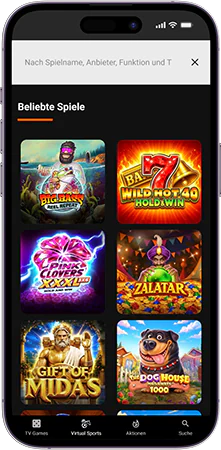 Beliebte Spiele bei Dreambet auf dem Smartphone