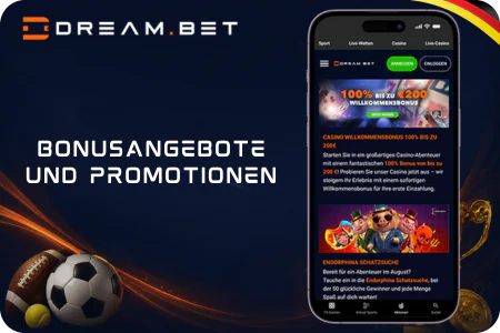 Dreambet Bonusangebote und Aktionen im Casino