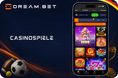 Dreambet Auswahl an Casinospielen und Slots