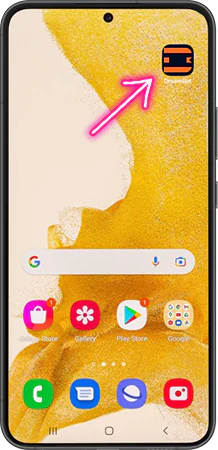 Dreambet App-Symbol auf dem Android-Startbildschirm