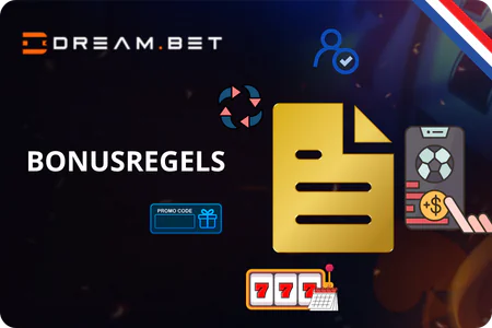 DreamBet Bonusregels met bonuscode inzetvereiste en looptijd van een actie