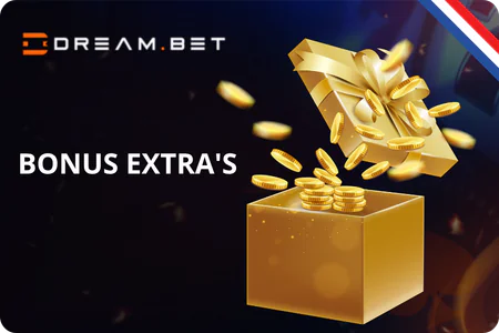 DreamBet Geschenkdoos met munten voor extra bonussen en voordelen